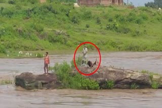 Elderly and youth trapped in flood