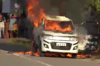 updates on vijayawada car fire