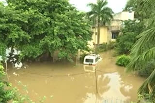 flood water enterd in polavaram village