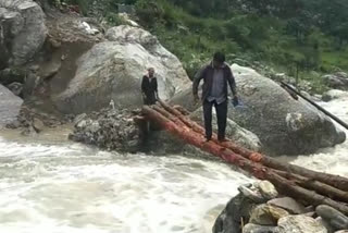 river boom in Joshimath