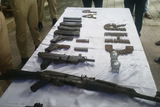 A huge number of arms recovered at Chirang