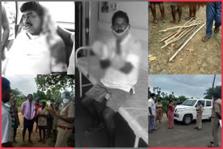 clash between two categories because of land And two people were injured in vijayangaram district