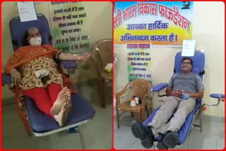 Bharat Vikas Parishad Organized blood donation camp for Thalassemia patients in GTB Hospital