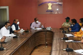 District administration meeting on Ganesh utsav and Muharram