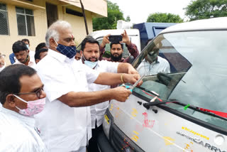 garbage collection vehicles inaugration in kagajnagar municipality