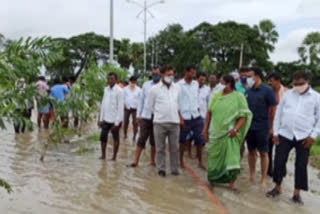 mla seethakka visted ramappa pond