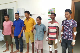 8 person arrested in the case of attacking at the forest office at Ultapani