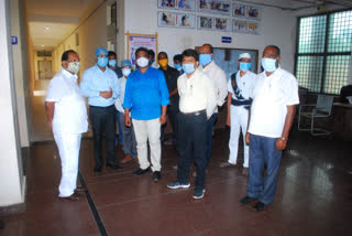 isolation centres visited by minister koppula eeshwar