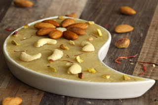 Badam ka Halwa, How to make badam halwa, Indian desserts, benefits of almonds, dessert recipes, healthy recipes