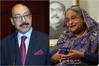 foreign secretary harsh shringla meets PM Hasina