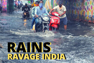 Heavy rains batter India