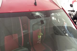 remuna mla vehicles damaged by some illegal people