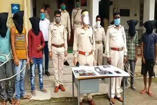 Police arrested 9 cyber criminals in deoghar