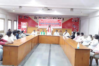 all parties round table meeting about corona prevention in guntur