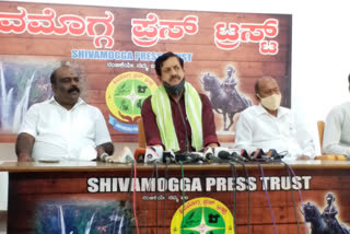 mla ysv datta pressmeet in shimogha