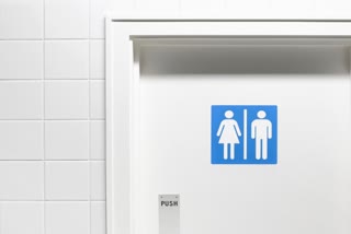 high risk of covid in public toilet