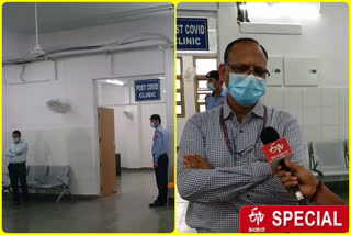 first post covid clinic built at Rajiv Gandhi Super Specialty Hospital in Delhi
