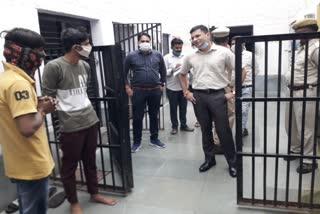 jalore collector,  jalore district jail,  collector inspected the district jail