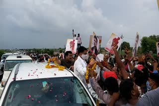 Sachin Pilot latest news,  Sachin Pilot welcomed in Tonk