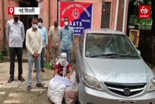 dwarka aats police team arrested liquor smuggler with 300 quarter illegal liquor