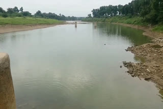 Water level of Shivna river decreased