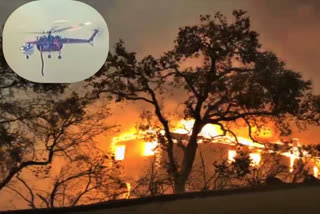 Pilot dies fighting California wildfires