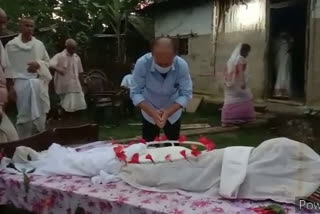 Death of a social worker and congress leader Bangshi Gogoi at khumtai