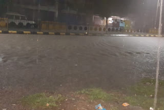 Three and a half inches of rain fell in Bhiloda of Aravalli
