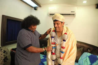 Yogibabu met Shivarajkumar