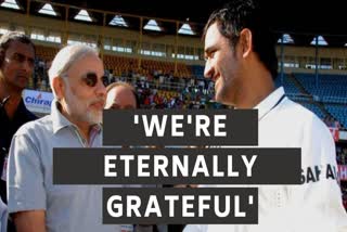 PM writes to Dhoni: We're eternally grateful