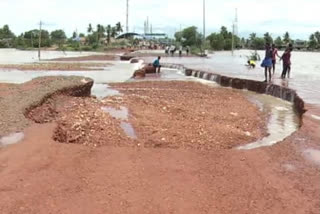 Damage to National Highway due toFlood