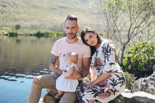 Faf du Plessis and wife Imari Visser blessed with baby girl