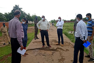 Collector selected land for haat market construction