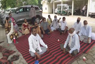 Guru Jambheshwar University employee protest in hisar