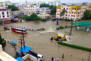 heavy rains effect many places submerged under water in warangal rural district