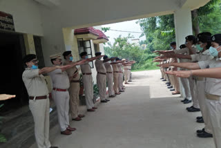 kaimur police take Oath