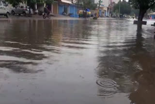 water logging in faridabad due to heavy rain