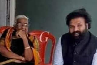 minister Sriramulu mother died in Bellary