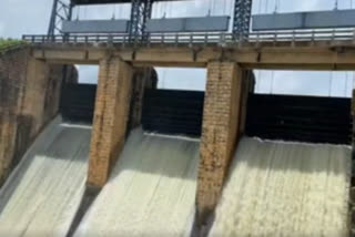 three gates lifted in tammileru reservoir