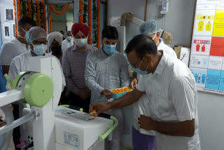 Acharya Sri Bhikshu Hospital gets portable X-ray machine in Moti Nagar Assembly