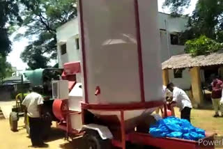 Awareness of farmers on rice grain dryer in kovuru nellore district