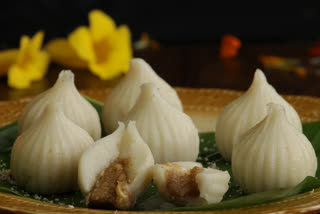 Peanut and Coconut Modak, modak recipe, ganesh chaturthi prasad, ETV Bharat Priya