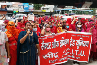 asha workers protest in panipat