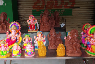 Eco friendly ganesh in hospete