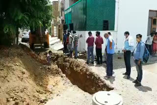 Gas pipeline broken due to administration's negligence in rewari