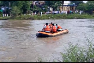 Even after 41 hours, there was no clue of the young man flowing in the river