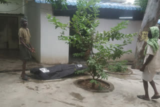 persion died with corona symptoms in saluru vizianagaram district