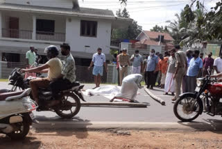 പാലക്കാട്  വാഹനാപകടം  കൊപ്പം കരിങ്ങനാട് ചന്തപ്പടിയിൽ വാഹന അപകടം  palakkad  road acccient  accident  police