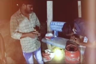 Alcohol smuggling in a gas cylinder in krishna district