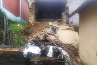 kitchen collapsed in Badoh village